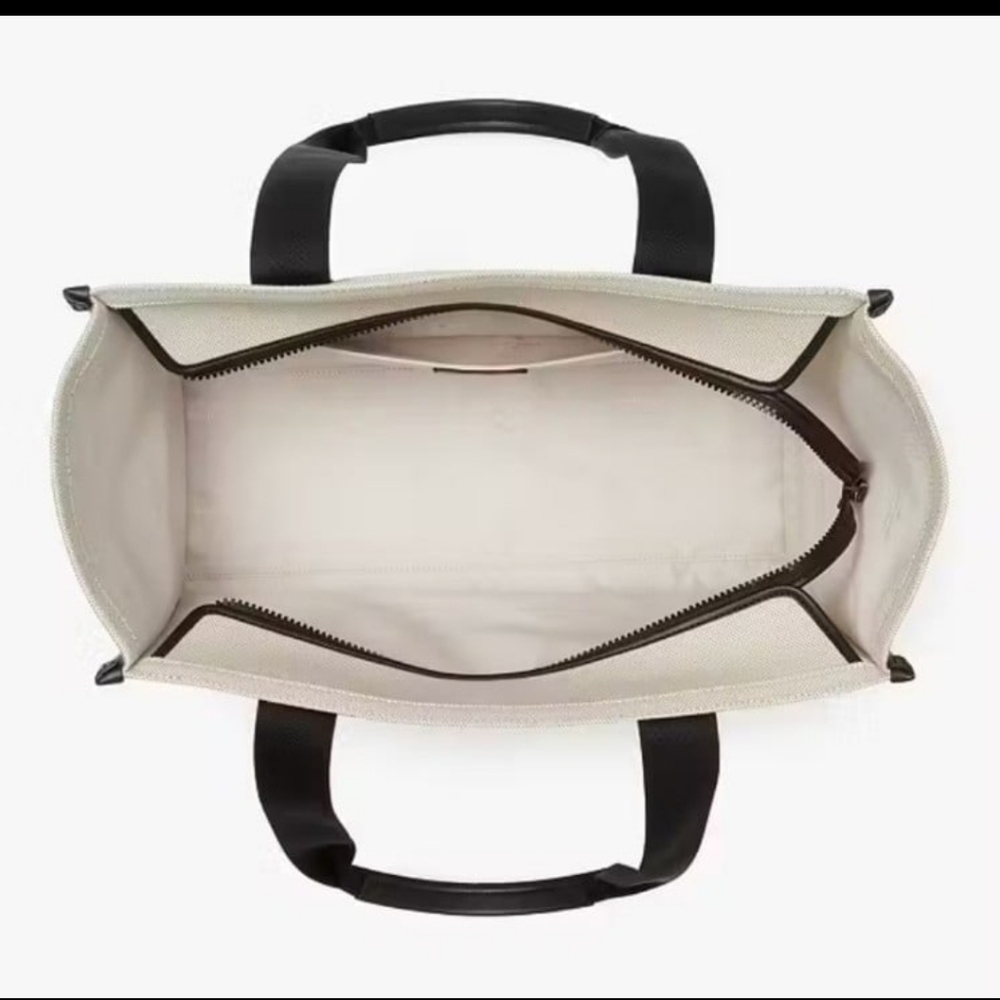 kate spade Black and White Logo Tote - Picture 3 of 5